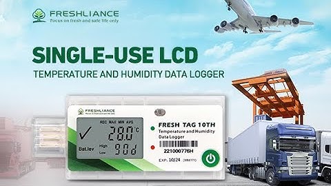 Fresh Tag 10th Single Use Temperature Humidity Data Logger for Laboratories