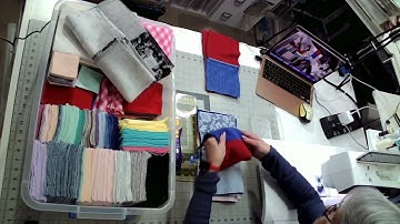 Patchwork Jogging Fleece Blanket  PART 1