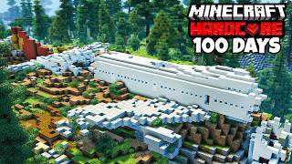 I Survived 100 Days In A Plane Crash In Hardcore Minecraft