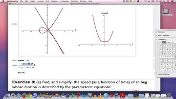 Multivariable Calculus, Part 8: Find the speed for object whose motion is described parametrically