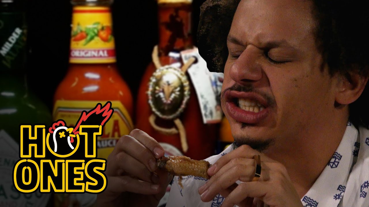 Eric Andre Turns Into Tay Zonday While Eating Spicy Wings | Hot Ones | First We Feast