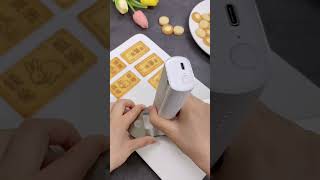 How to quickly create custom cookies, the printed pattern will not be erased.
