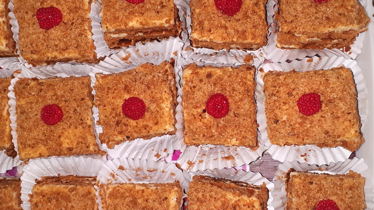 حلوى بزوج بيضات وبدون كريمة شانتي وروعة في المذاق حلوى الطبقات بالكريمة