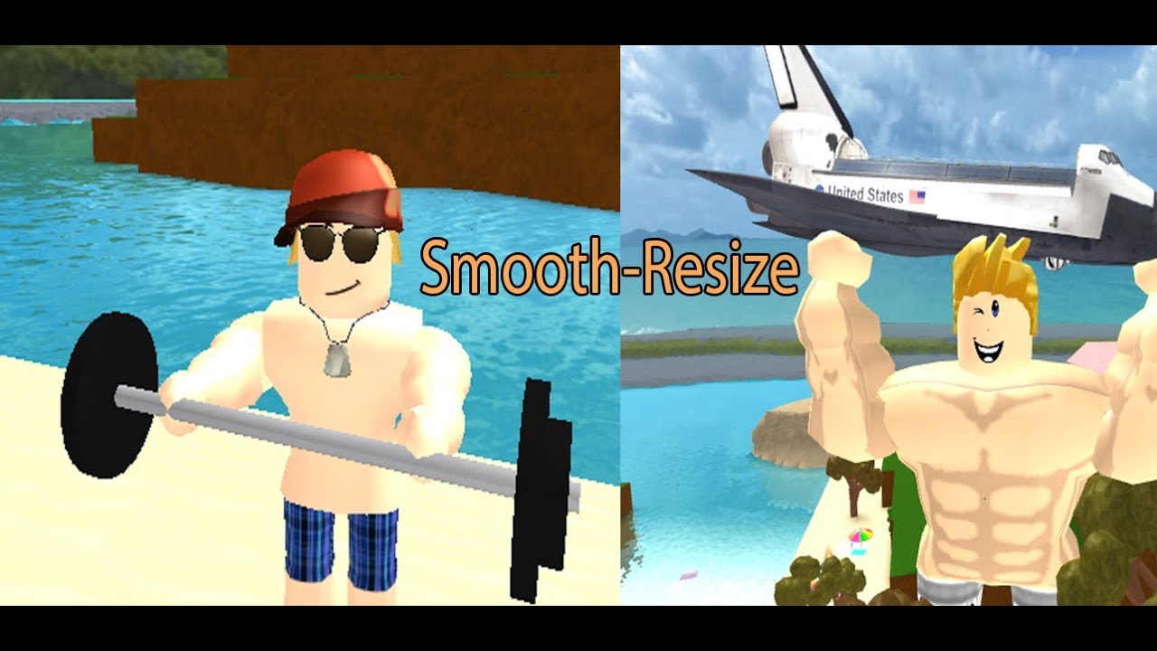 Roblox Muscle Buster Smooth Resize Youtube - roblox resize character roblox 1 free