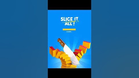 SLICE IT ALL Game All levels New Update Level 54-55 (X50 Perfect) #shorts