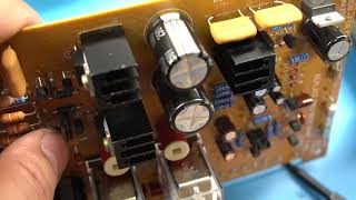 Yamaha B-2 vfet amplifier restoration (Part 4) - overview of the rebuilt boards  before re-assembly