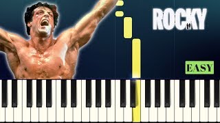 Bill Conti - ROCKY - Going the Distance - EASY PIANO TUTORIAL chords