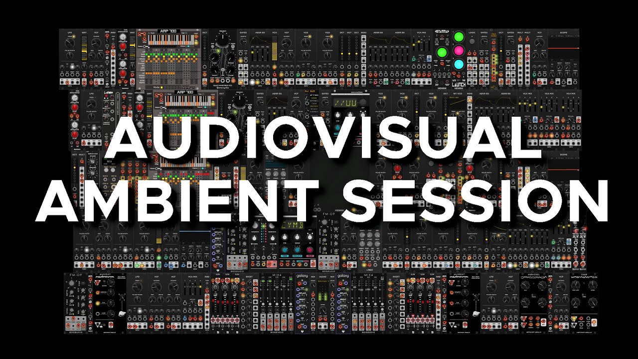 VCV Rack Generative Audiovisual Ambient: Part 3 | Live Generative Ambient Stream