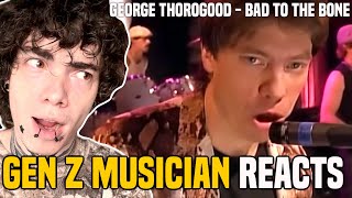 CRAZY STRUCTURE! MUSICIAN First Time Reaction to George Thorogood - Bad to the Bone