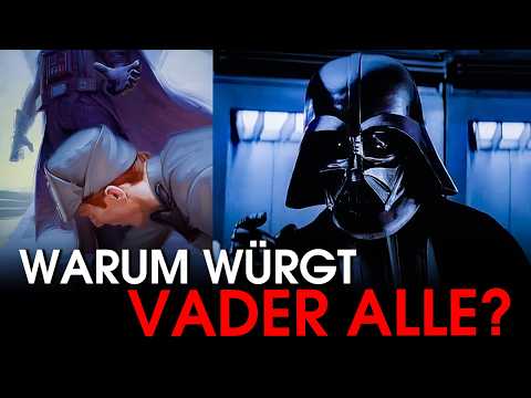 Why does Darth Vader use the Force choke so frequently?
