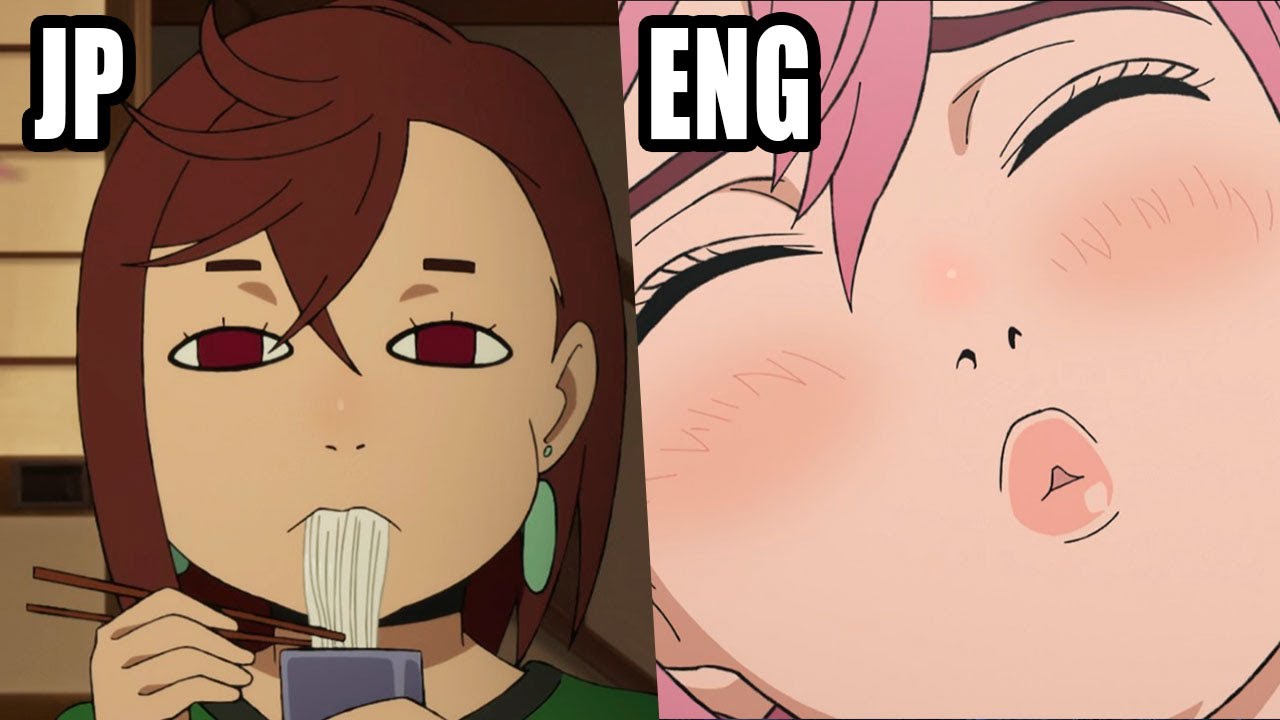 Dandadan JAPANESE SUB VS ENGLISH DUB COMPARISON Episode 7 &