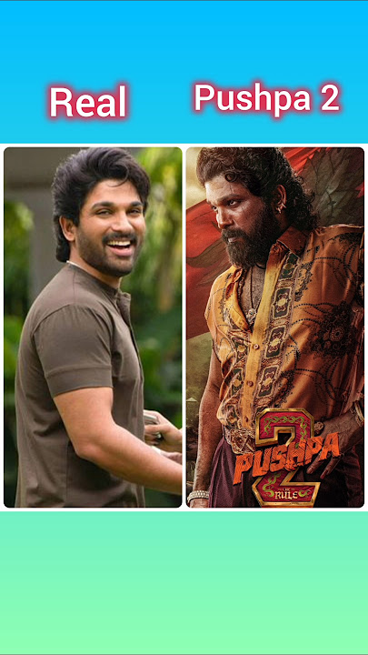 Pushpa 2 || All Carecters Real & Pushpa 2 💥💗 || #shorts #pushpa2 #pushpa #alluarjun #movie