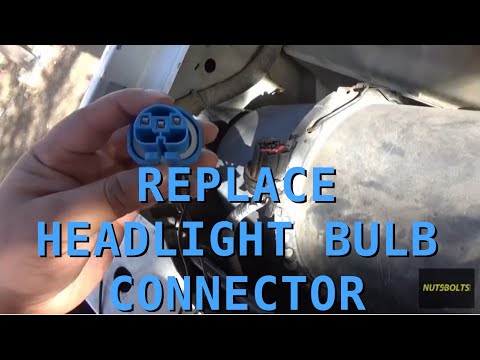 How to Replace a Headlight Bulb Connector in Your Vehicle || Solder and Crimp