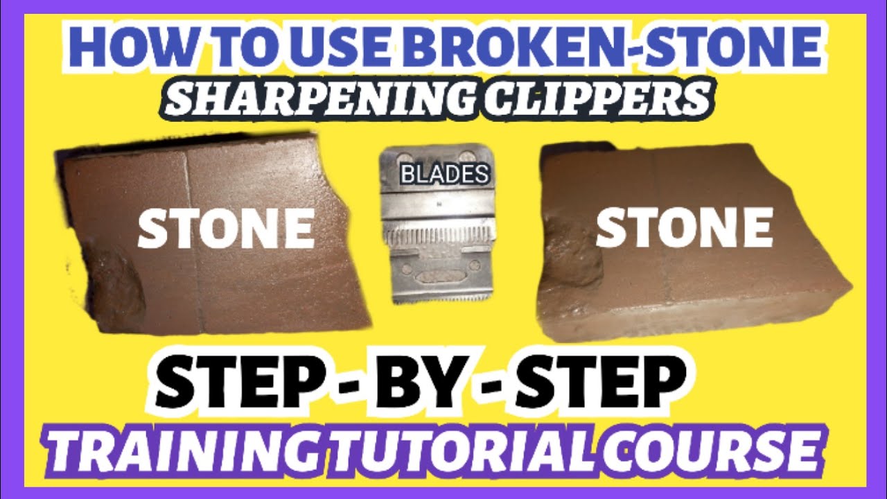 HOW TO SHARPEN*/*A PIECE (BROKEN CONDEMNED)*/*STONE*/*REFORMED*/*STAREX &TAPER BLADES*/*SBS*/*TTC.Pr