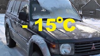 Pirmi rimti šalčiai. -15 C.  (05.01.2017) by auto & remontas 13,436 views 7 years ago 8 minutes, 9 seconds