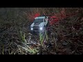 RC crawler powering up steep dirt hills, kicking dust the whole way. #scx10 #rccrawler #basecamp