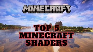 TOP 5 BEST SHADERS FOR MINECRAFT 1.20.4