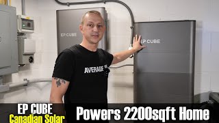 EP Cube Powers a 2200sqft Home with Load Testing and More!!
