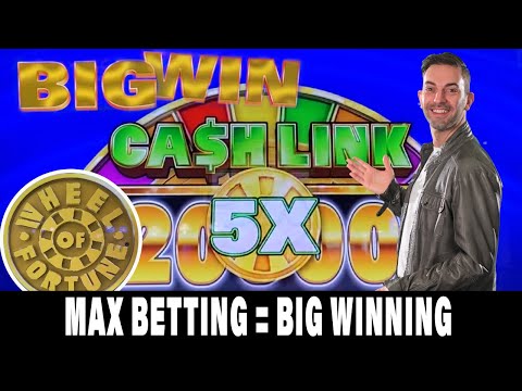 🤑 MAX BETTING = BIG WINNING 💰 Massive CASH on Wheel of Fortune 🎰 STRAT Vegas #ad