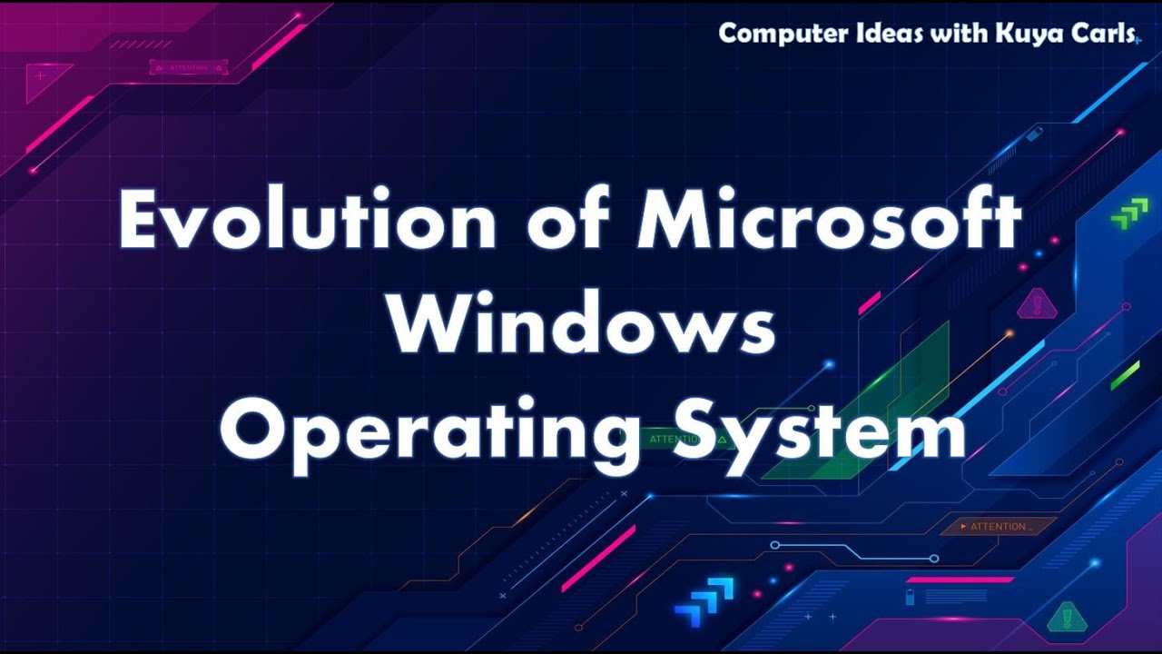 Evolution of Windows Operating System. - YouTube
