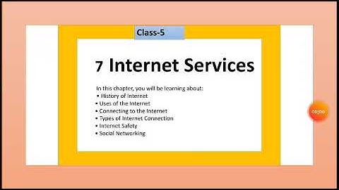 History of Internet | Uses of the Internet  Class-5| ch-7 | internet services |part-1
