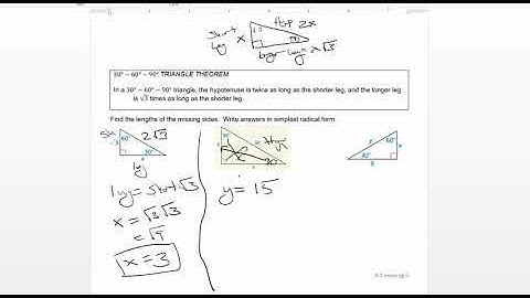 Special Right Triangles, Part 3