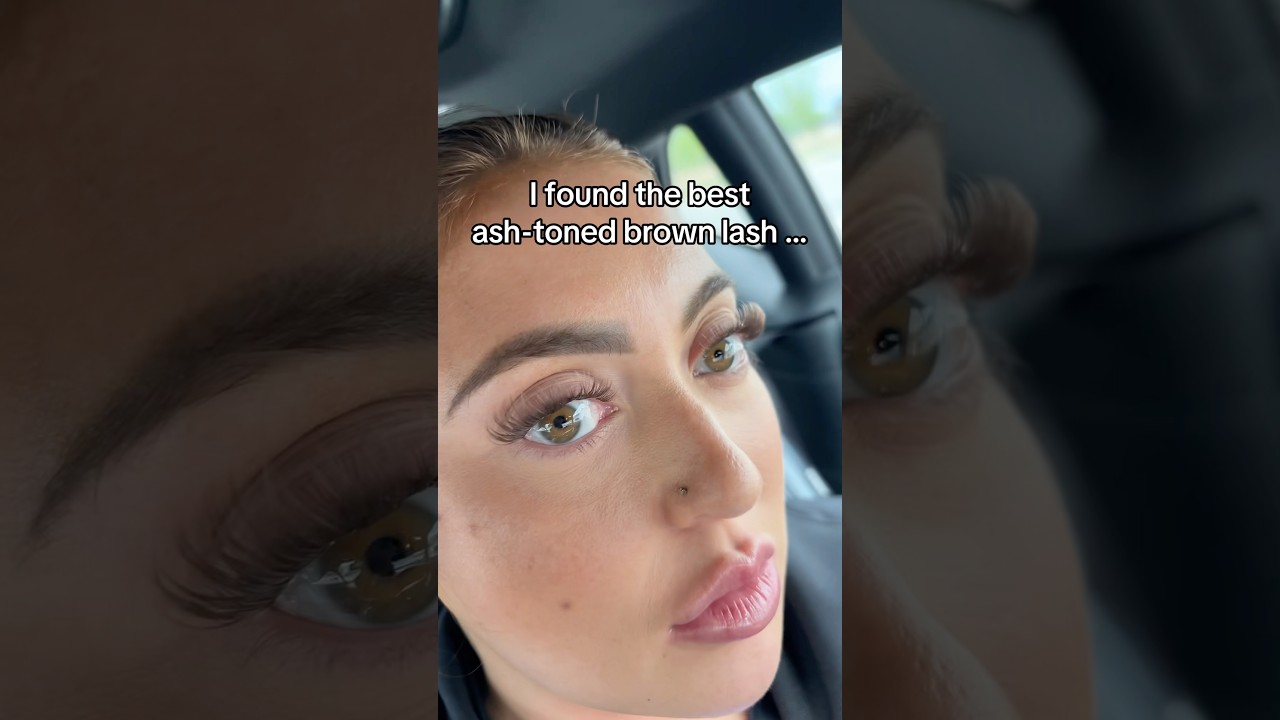 Ash Toned Brown Cluster Lashes