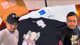 KAWS X UNIQLO 2023 T-SHIRT | unboxing & try-on | Azo Edition