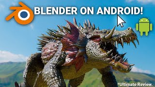 Blender On Android | 2025 Full Setup & First Render Test!
