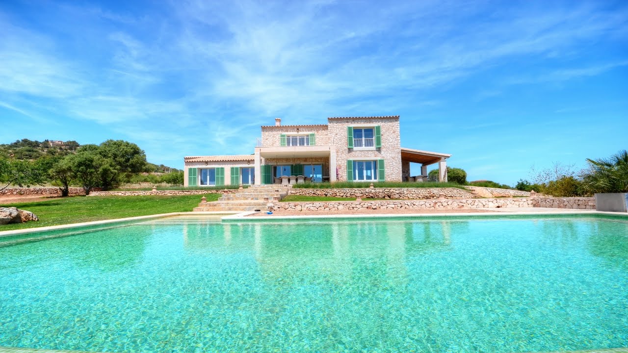 Nueva casa de campo con vistas espectaculares al mar Mallorca Inmobiliaria YouTube