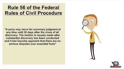 Motion for Summary Judgment 101