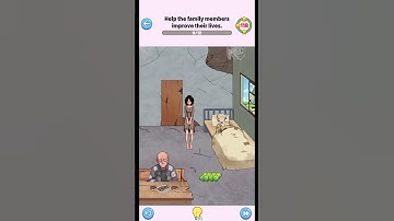 Brain Up-Drama Puzzle Game - Level 97 - Help the family members improve their lives.