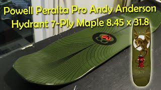 Powell Peralta Pro Andy Anderson Hydrant 7-Ply Maple 8.45 x 31.8
