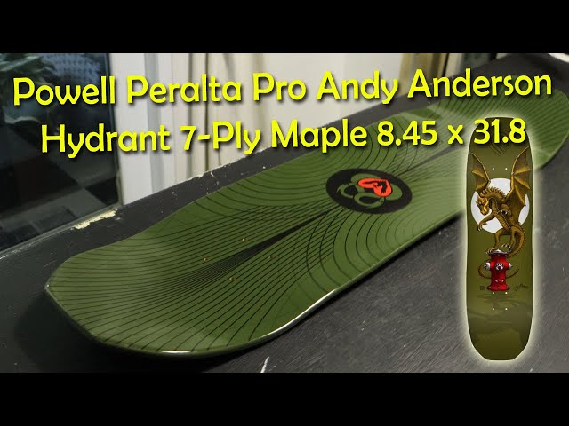 Powell Peralta Pro Andy Anderson Hydrant 7-Ply Maple 8.45 x 31.8
