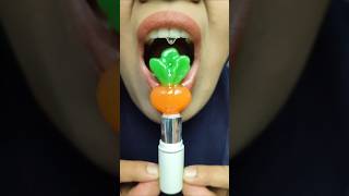 ASMR Magic | Carrot Lip Balm Turns to Anomaly Sweet Lollipop in Forest Mist #short #shorts 1137
