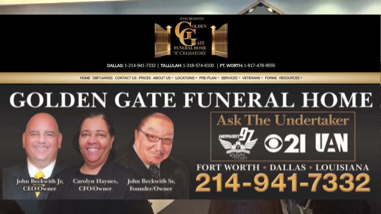 Golden Gate Funeral Home - YouTube