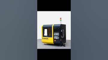 2022 New Styple Yornew MX220 3axis Training Benchtop CNC Milling Machine is cutting aluminum part