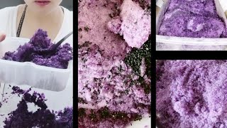 ASMR #15 SOFT ICE PURPLE WITH SESAME AND CRUNCHY ICE. screenshot 3