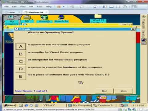 Keystone Learning: Visual Basic 6 Level 1 Chapter 2 Quiz