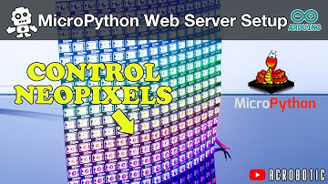 ESP8266 MicroPython Web Server For NeoPixel Control