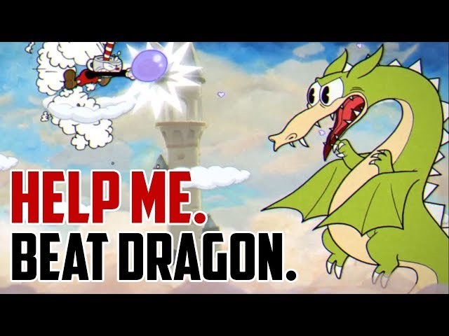 Cuphead : How to Beat Dragon Boss (Grim Matchstick) class=