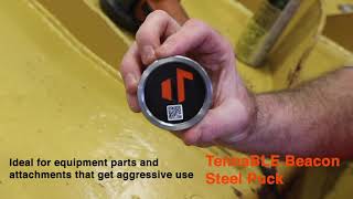 TennaBLE Beacon Steel Puck - One Badass Beacon