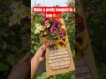 DIY cute bouquet #shorts