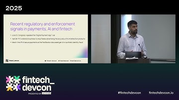 fintech_devcon 2025 | Overcoming AI compliance in payments: A fintech playbook w/ Ravieshwar Singh