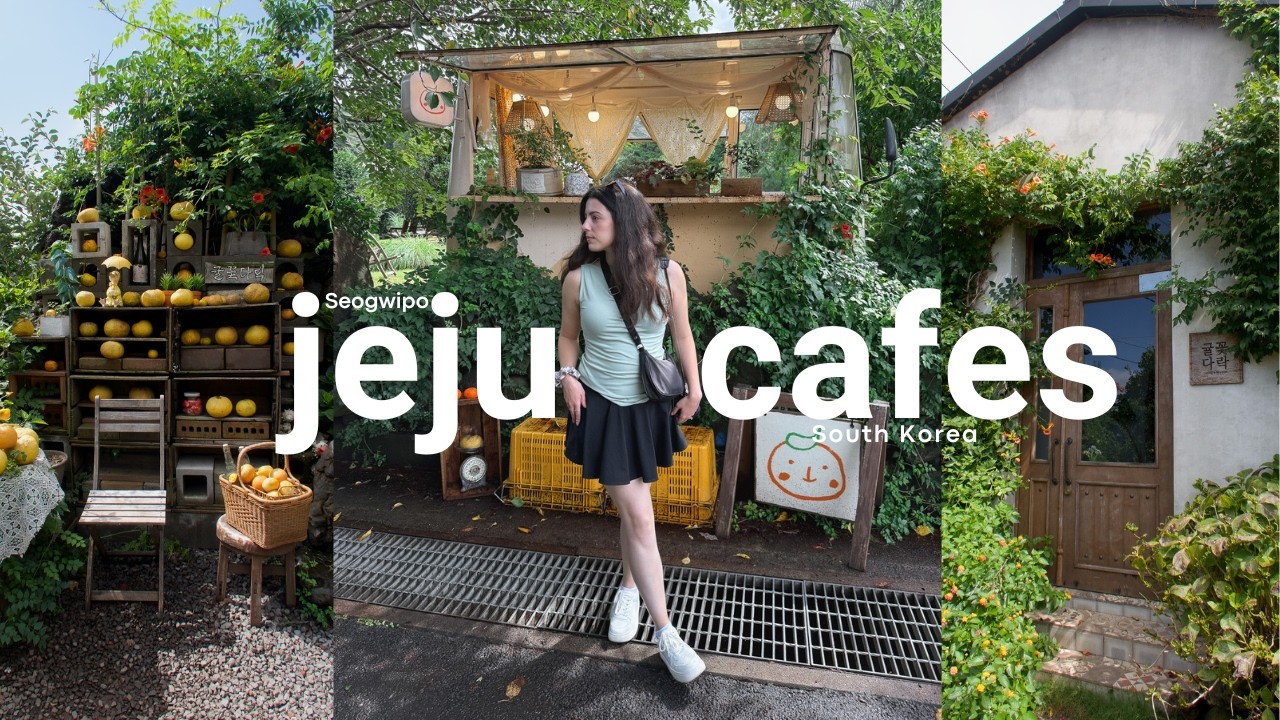 Cafe hopping on Jeju island South Korea: Tangerine cafes, jeju matcha & hidden gems in Seogwipo
