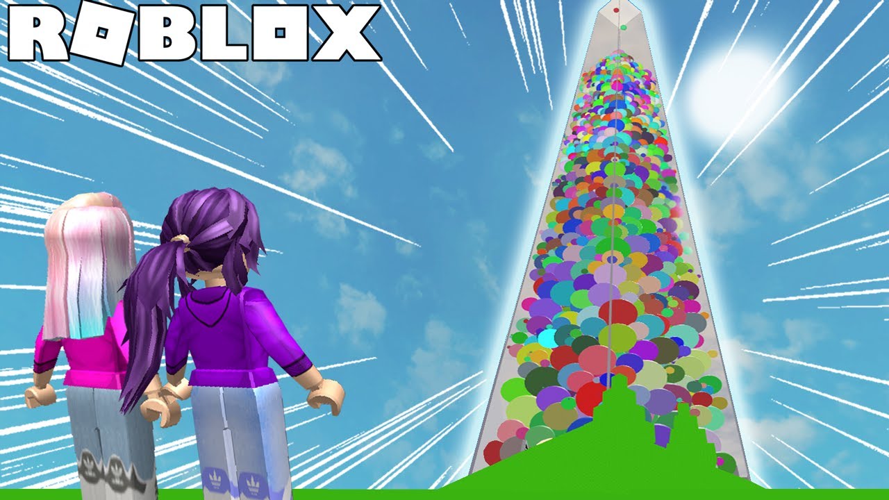 We Climb the Tower of Balls! Roblox YouTube