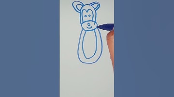 ho to draw a monkey🐒 #shorts #youtubeshorts #drawing #easydrawing #satyabatiarts #animals #monkey