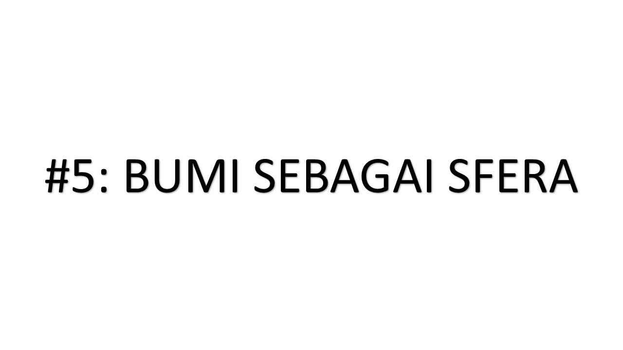 SPM MATEMATIK  CONTOH SOALAN #5: BUMI SEBAGAI SFERA 