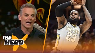 Colin thinks LeBron is figuring out that he is surrounded by 'spare tires' | THE HERD