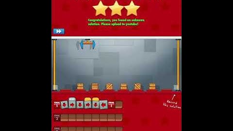 Cargo-bot The Stacker shortest (unknown) solution, with 7 registers